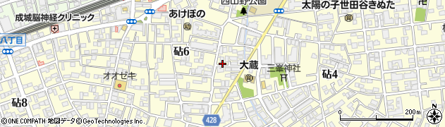 東京都世田谷区砧6丁目3-5周辺の地図