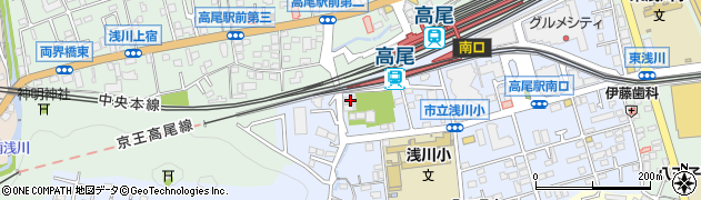 東京都八王子市初沢町1353周辺の地図