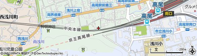 東京都八王子市高尾町1491周辺の地図