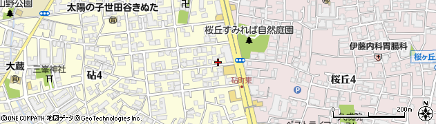 東京都世田谷区砧2丁目4-3周辺の地図
