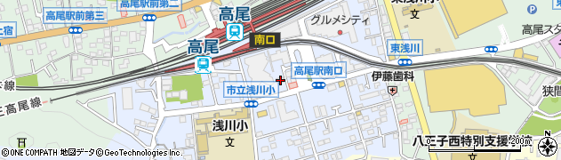 東京都八王子市初沢町1231-6周辺の地図