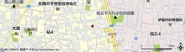 東京都世田谷区砧2丁目4-7周辺の地図