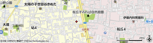 東京都世田谷区砧2丁目4-4周辺の地図