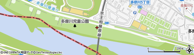 東京都調布市上布田町周辺の地図