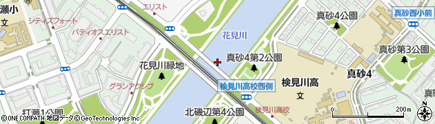 若葉第１号橋周辺の地図