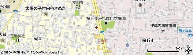 東京都世田谷区砧2丁目4-26周辺の地図