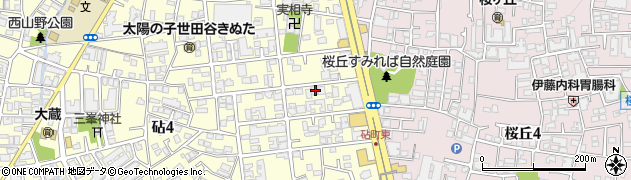 東京都世田谷区砧2丁目4-18周辺の地図