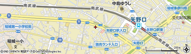 東京都稲城市矢野口730周辺の地図