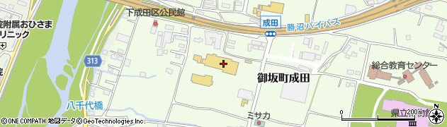 山梨日野自動車本社周辺の地図