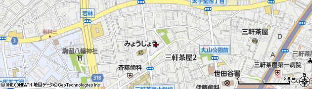 東京都世田谷区三軒茶屋2丁目28周辺の地図
