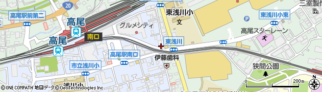 東京都八王子市初沢町1227-9周辺の地図