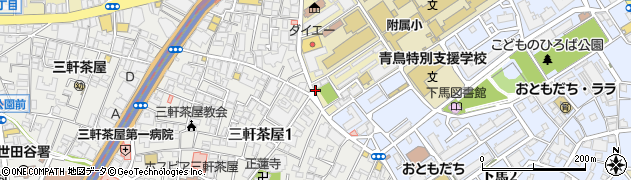 大黒屋三軒茶屋栄通り店周辺の地図