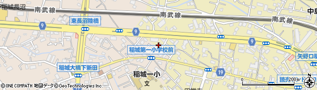 東京都稲城市矢野口982周辺の地図
