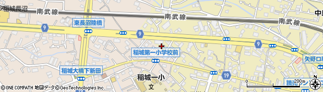 東京都稲城市矢野口963周辺の地図