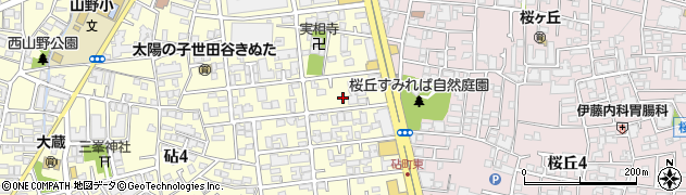 東京都世田谷区砧2丁目5-5周辺の地図