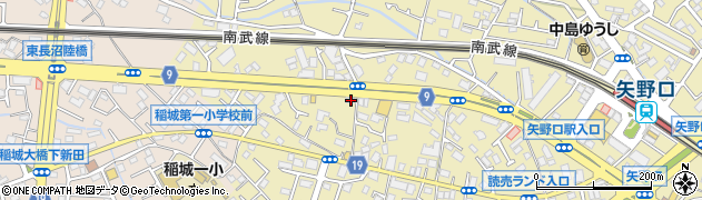 東京都稲城市矢野口853周辺の地図