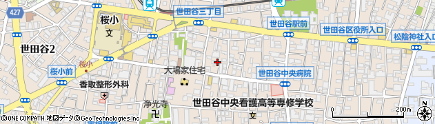 株式会社クラシアン　世田谷営業所周辺の地図