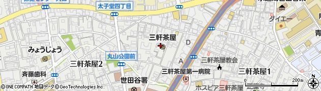 東京都世田谷区三軒茶屋2丁目9周辺の地図
