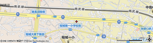 東京都稲城市矢野口963-2周辺の地図