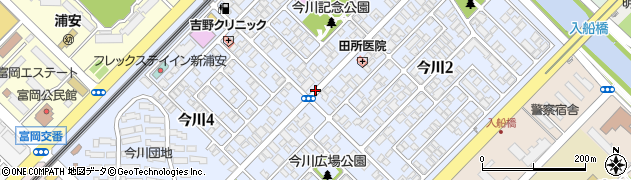 千葉県浦安市今川周辺の地図
