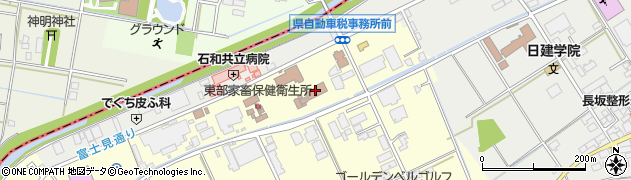 自動車検査独立行政法人関東検査部山梨事務所周辺の地図