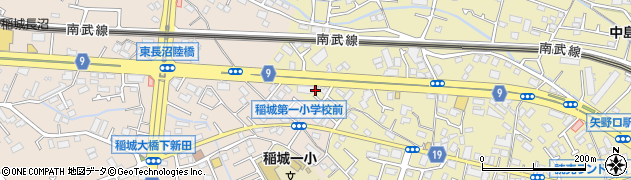 東京都稲城市矢野口963-17周辺の地図