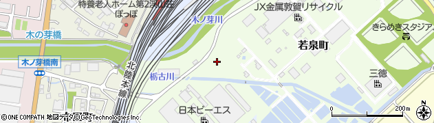 福井県敦賀市若泉町周辺の地図