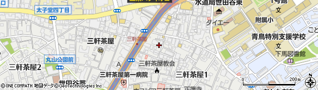 シーズンズ キノカ 三軒茶屋店(SEASONS 季の香)周辺の地図
