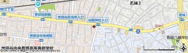 セブンイレブン世田谷１丁目店周辺の地図