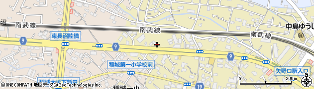 東京都稲城市矢野口919周辺の地図