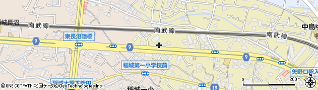 東京都稲城市矢野口953周辺の地図