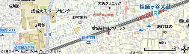 東京都世田谷区祖師谷3丁目7周辺の地図