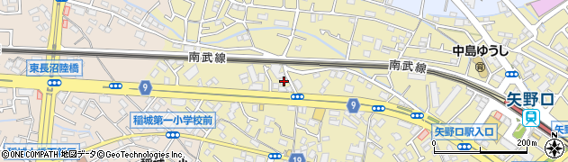 東京都稲城市矢野口851周辺の地図