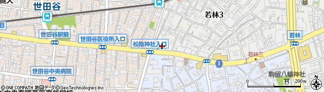 三井住友銀行世田谷西 ＡＴＭ周辺の地図