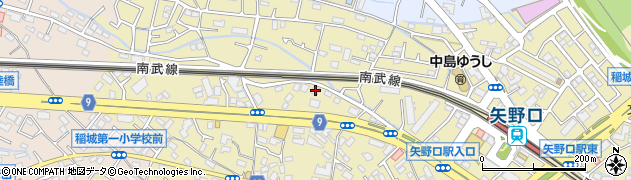 東京都稲城市矢野口797周辺の地図