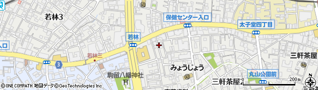 東京都世田谷区三軒茶屋2丁目55周辺の地図