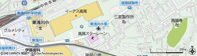 東浅川東周辺の地図