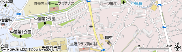 セブンイレブン千葉園生団地前店周辺の地図