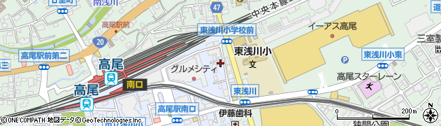 東京都八王子市初沢町1263-1周辺の地図
