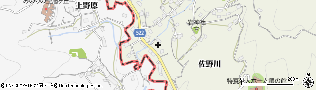 神奈川県相模原市緑区佐野川2498周辺の地図
