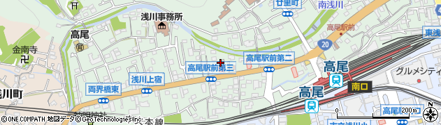 東京都八王子市高尾町1629周辺の地図