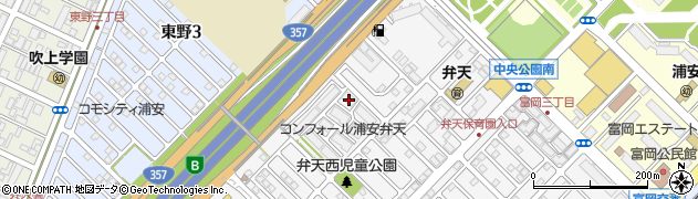 浦安市民共済周辺の地図