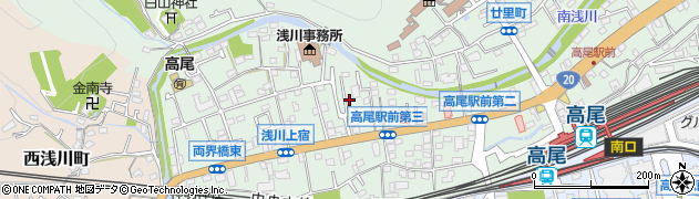 東京都八王子市高尾町1646周辺の地図