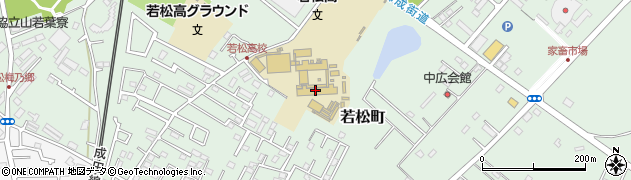 千葉県立若松高等学校周辺の地図