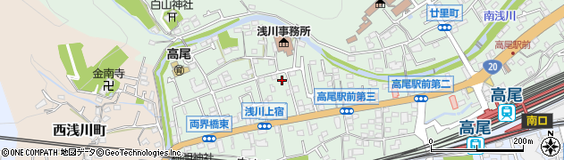 東京都八王子市高尾町1661周辺の地図