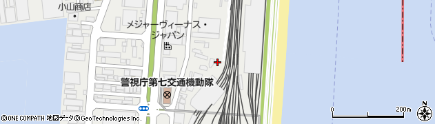 東京都江東区新木場4丁目周辺の地図