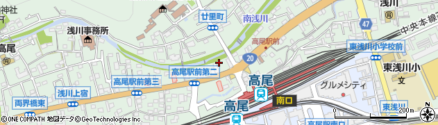 東京都八王子市高尾町1609周辺の地図