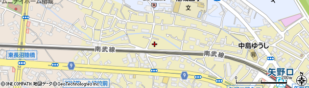 東京都稲城市矢野口885周辺の地図