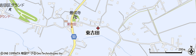 千葉県八街市東吉田457周辺の地図