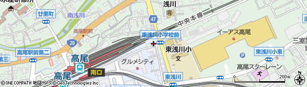 東京都八王子市初沢町1227-8周辺の地図